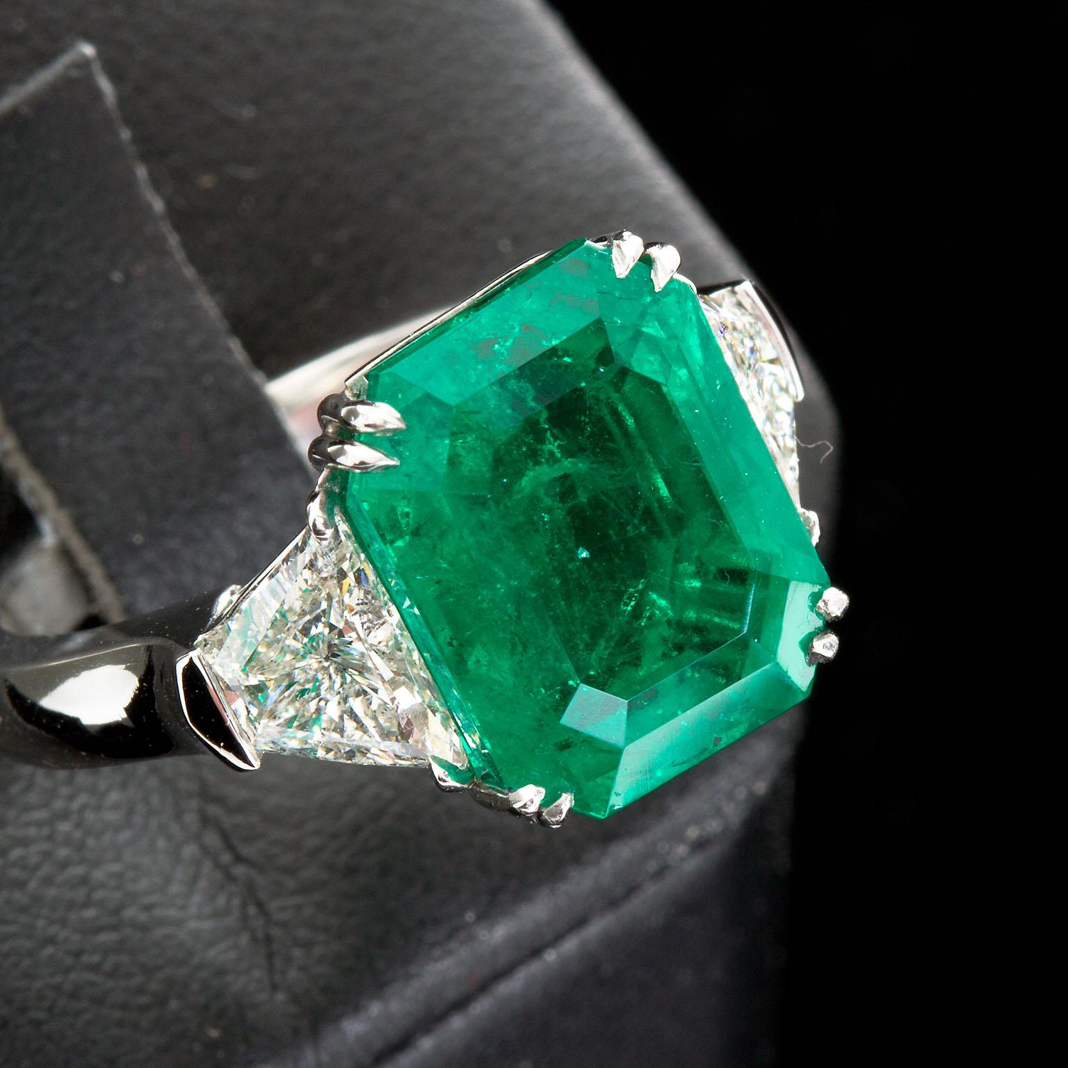 7 carat emerald ring