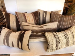 Vintage Seven Custom Moroccan Berber Pillows, Atlas Mountains