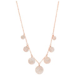 Seven Disc Diamond Necklace