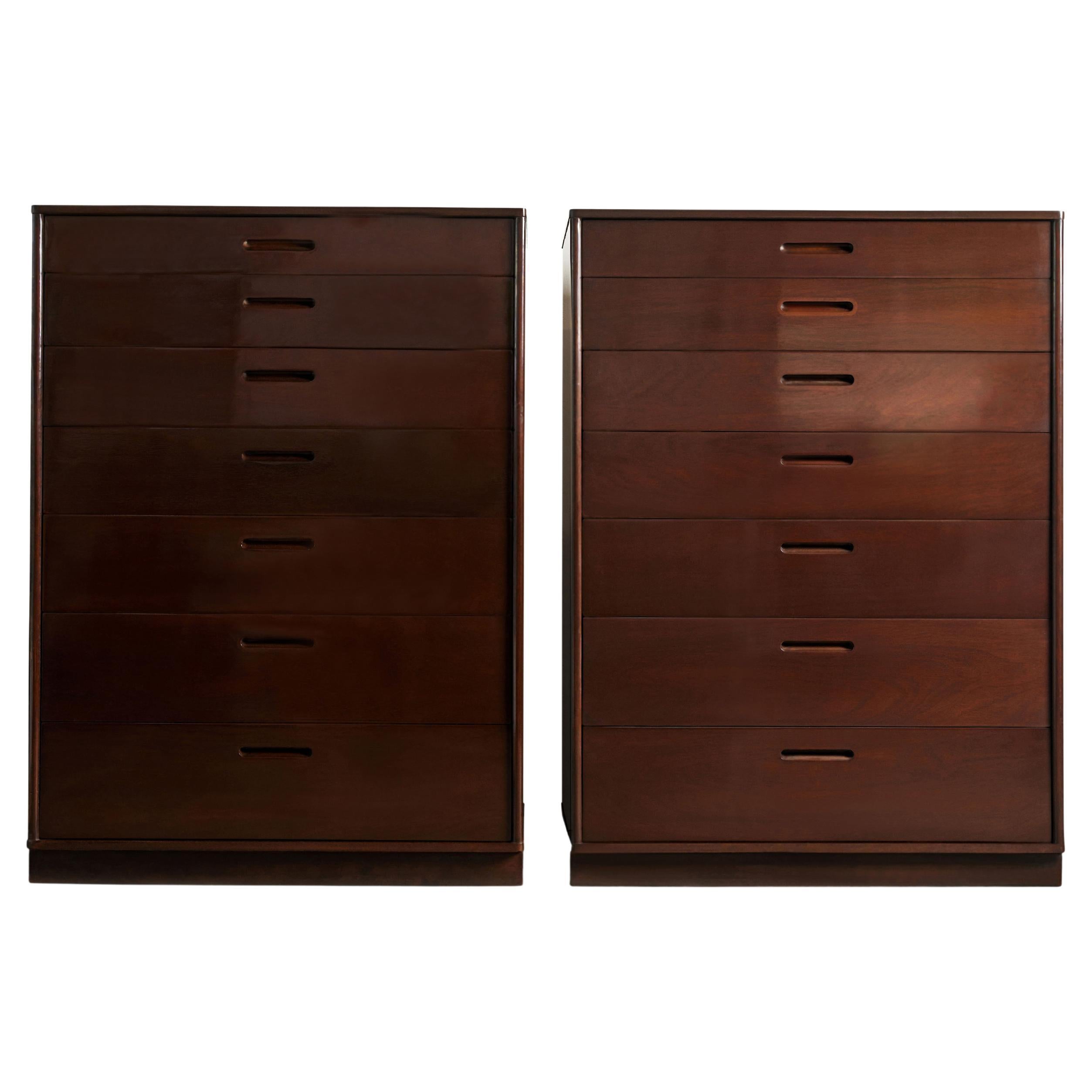 Seven-Drawer Dresser by Edward Wormley for Dunbar, United States, c. 1950 For Sale
