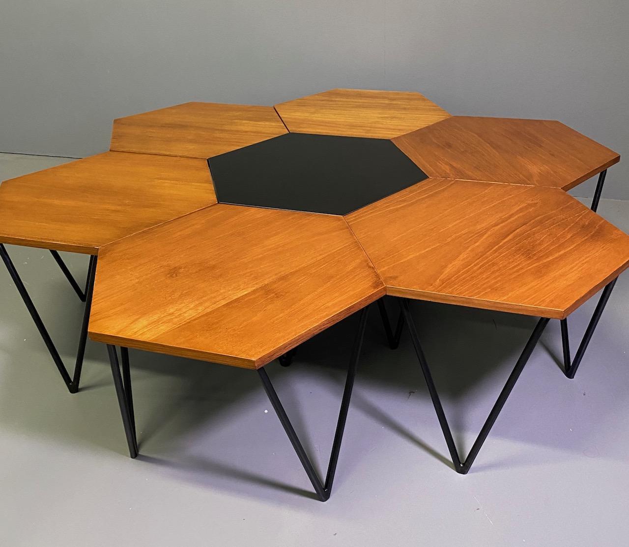 Seven Gio Ponti Coffee Tables for I.S.A., Italy, circa 1950 4