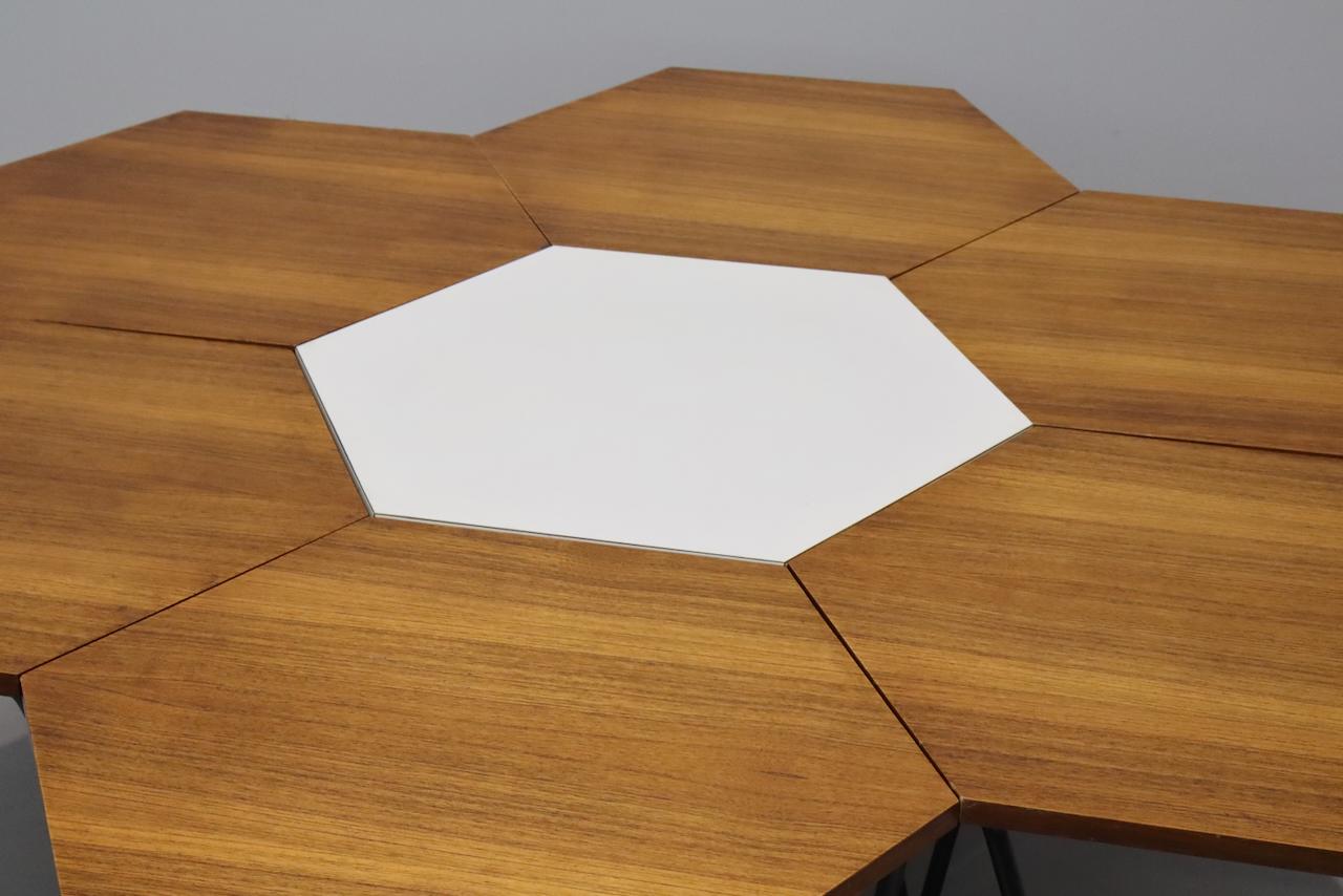 Mid-Century Modern Seven Gio Ponti Coffee Tables for I.S.A., Italy, circa 1950 For Sale