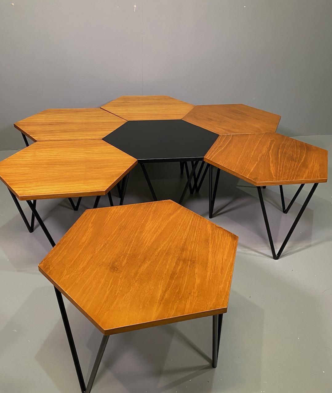 Seven Gio Ponti Coffee Tables for I.S.A., Italy, circa 1950 1