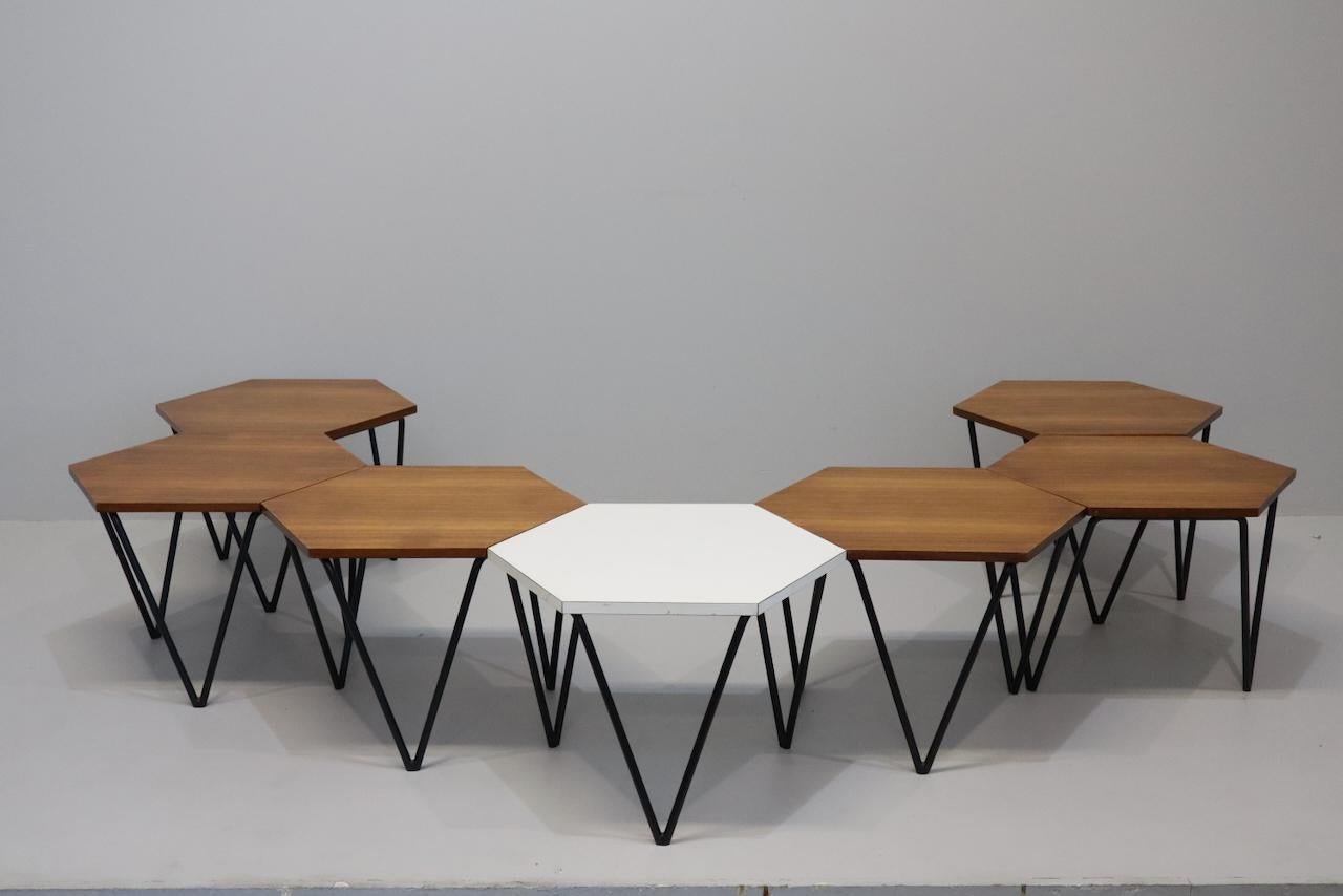 Seven Gio Ponti Coffee Tables for I.S.A., Italy, circa 1950 For Sale 2