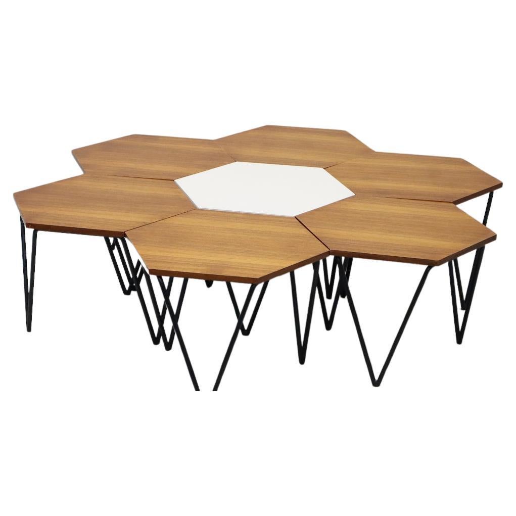 Sieben Gio Ponti Couchtische für I.S.A., Italien, um 1950
