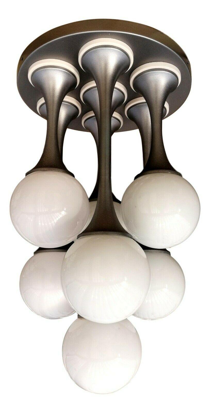Late 20th Century Seven Lights Table Lamp or Chandelier 