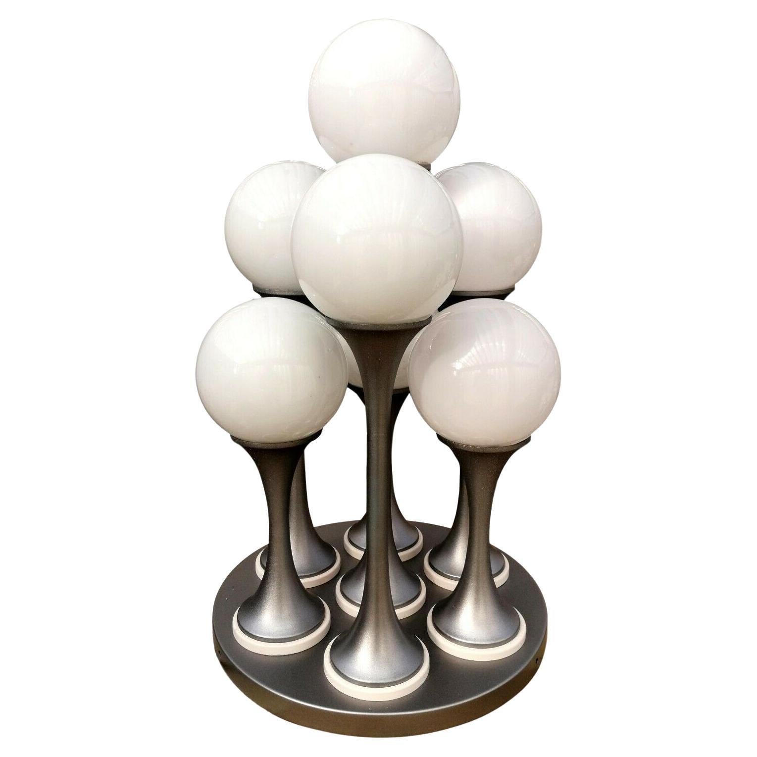 Seven Lights Table Lamp or Chandelier "Space Age" Style, 1970 For Sale