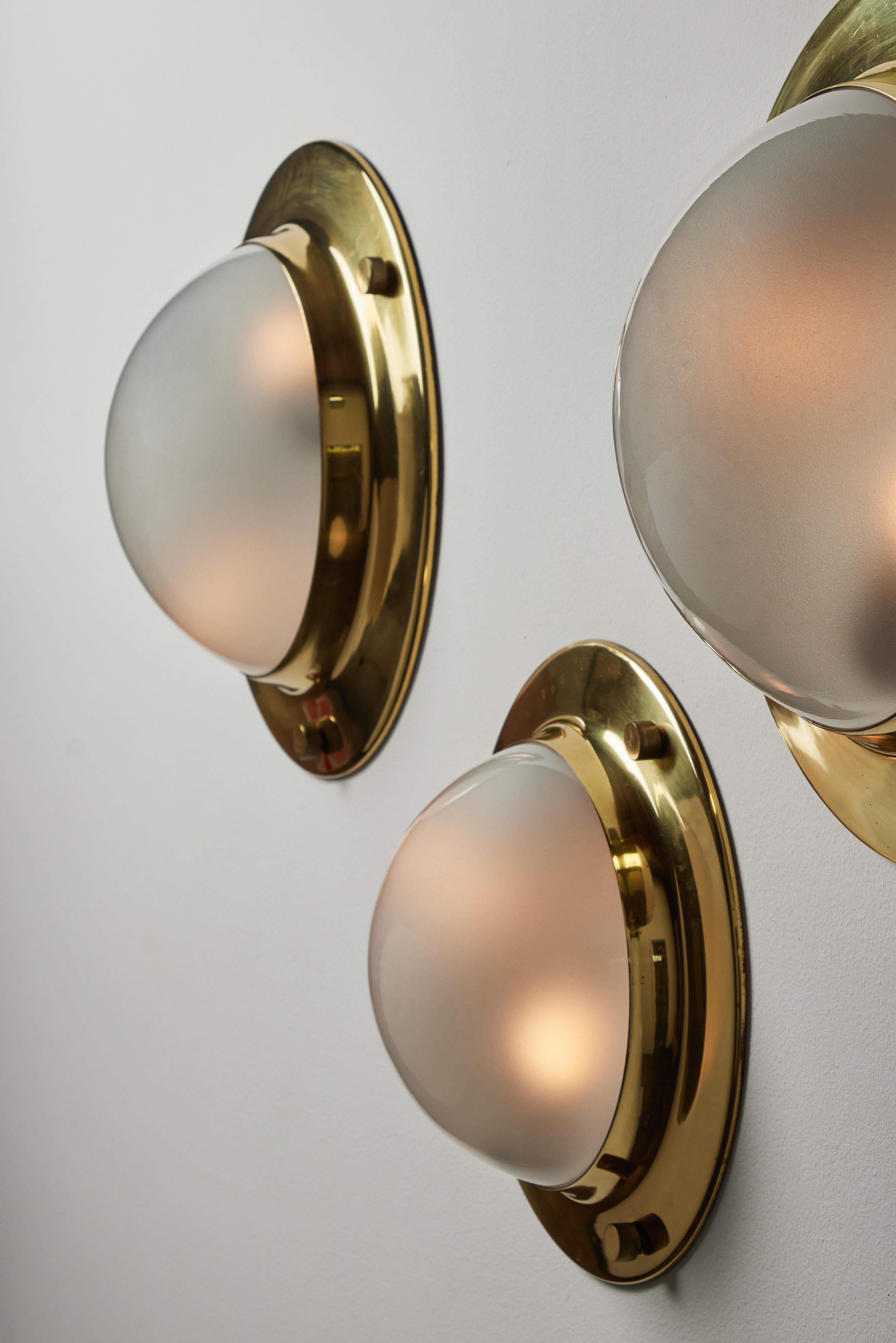 Mid-Century Modern LSp6 Tommy Wall/Ceiling Lights by Luigi Caccia Dominioni for Azucena For Sale