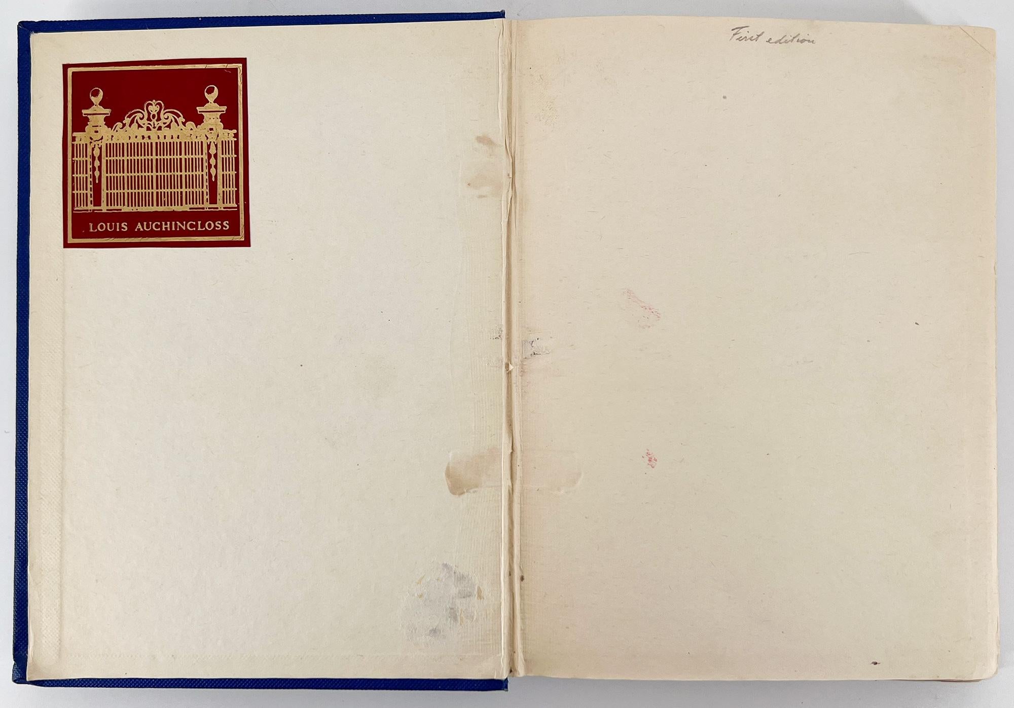 London: William Heinemann, 1919. 
First Edition. 
8vo, 7 1/2 x 5 5/8 inches (190 x 140 mm); 219. [4 publisher ads]. Publisher's navy blue cloth with gilt title on cover and spine in excellent state, housed in a custom green cloth chemise, one flap