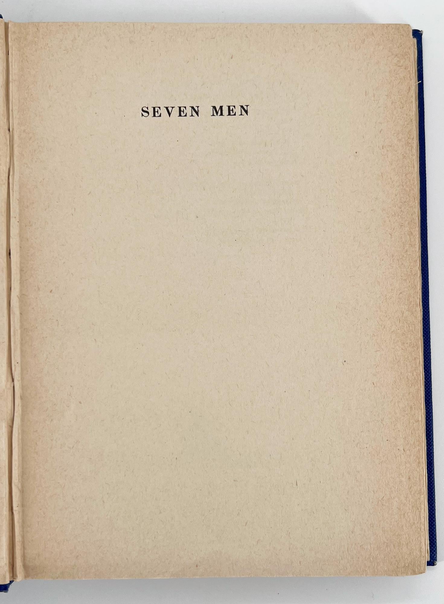 Seven Men by Max Beerbohm – FIRST EDITiON For Sale 2