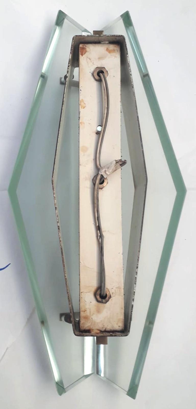 Italian Seven Model 1943 Sconces by Max Ingrand for Fontana Arte
