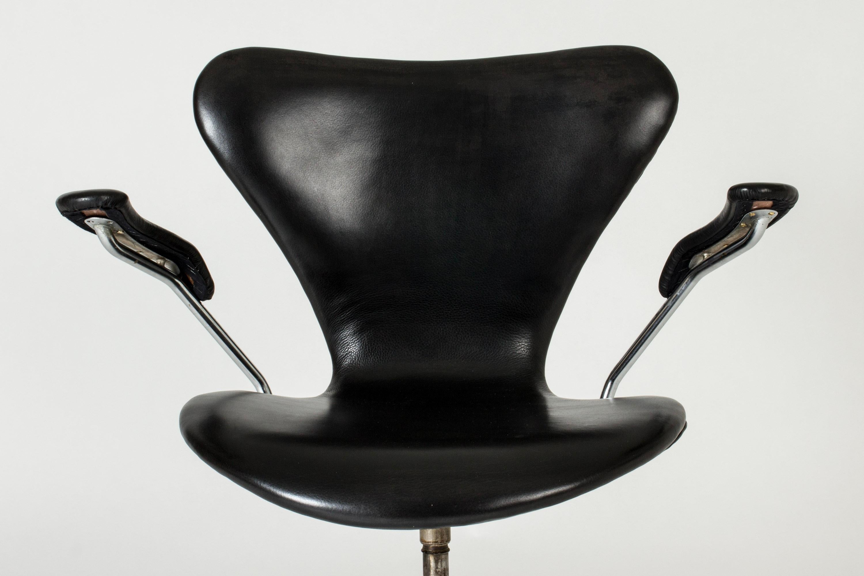Danois Chaise de bureau Seven d'Arne Jacobsen pour Fritz Hansen, Danemark, années 1950 en vente