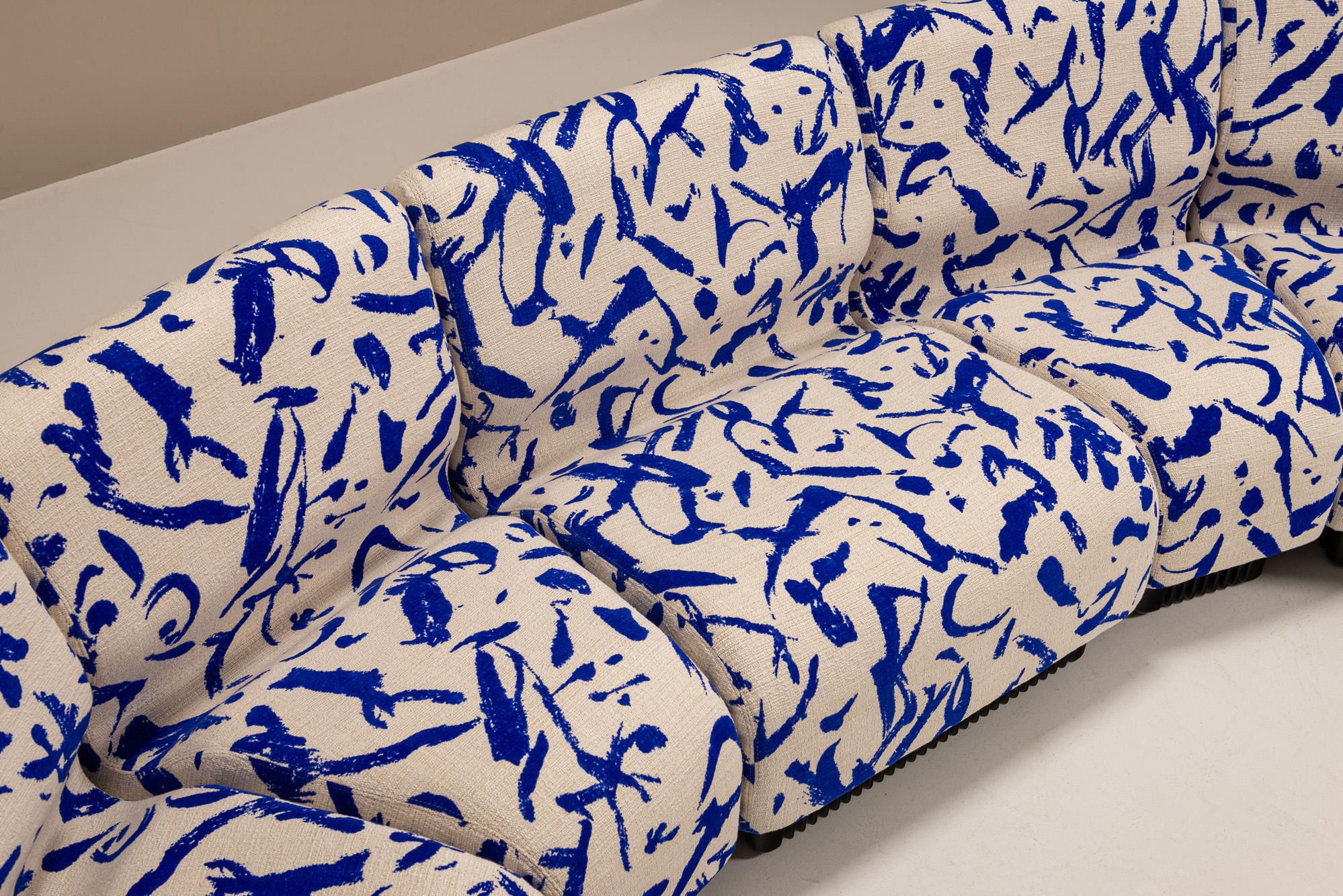 Seven-Piece Modular Sofa by Don Chadwick for Herman Miller in Dedar Fabric For Sale 7