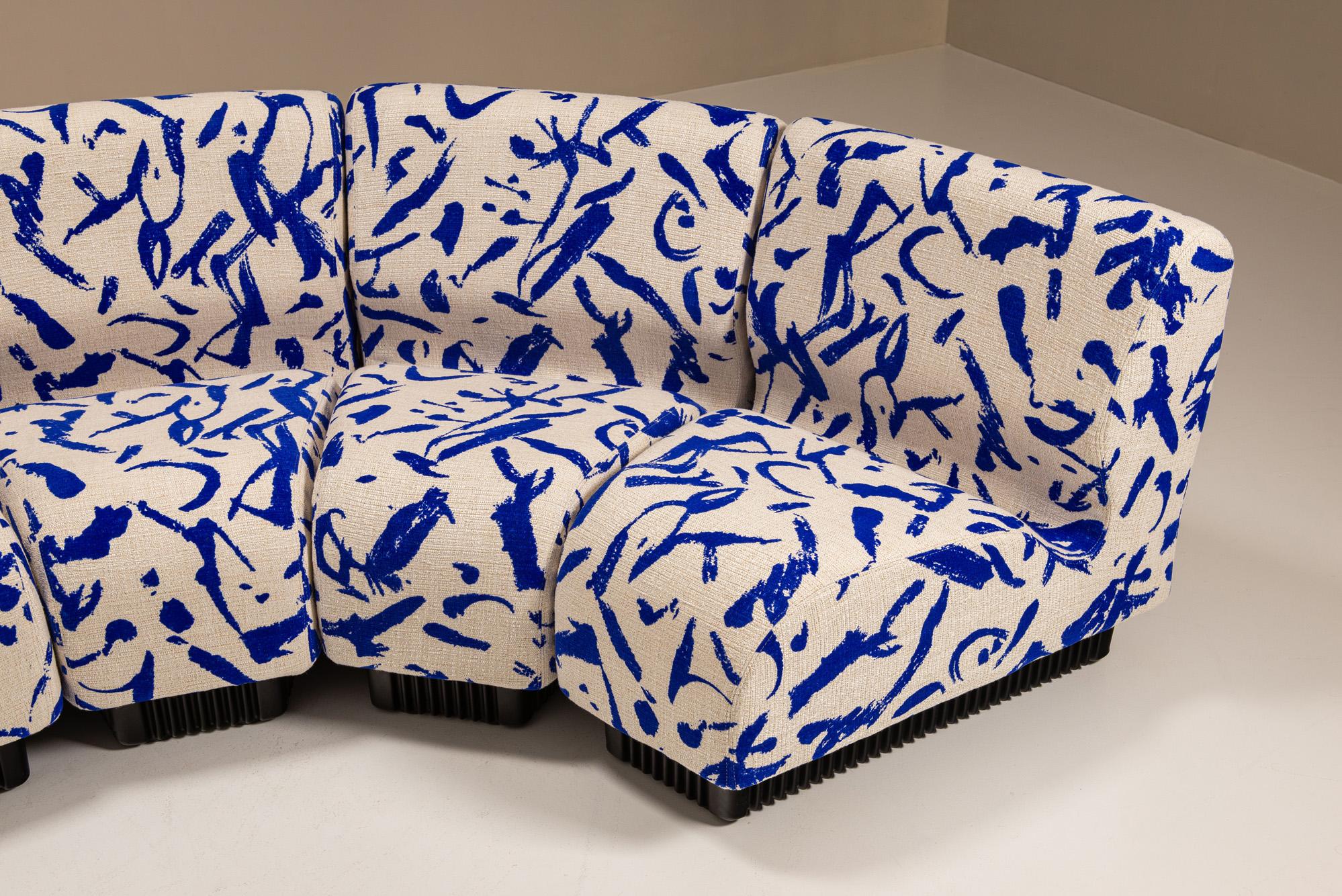 Seven-Piece Modular Sofa by Don Chadwick for Herman Miller in Dedar Fabric For Sale 8
