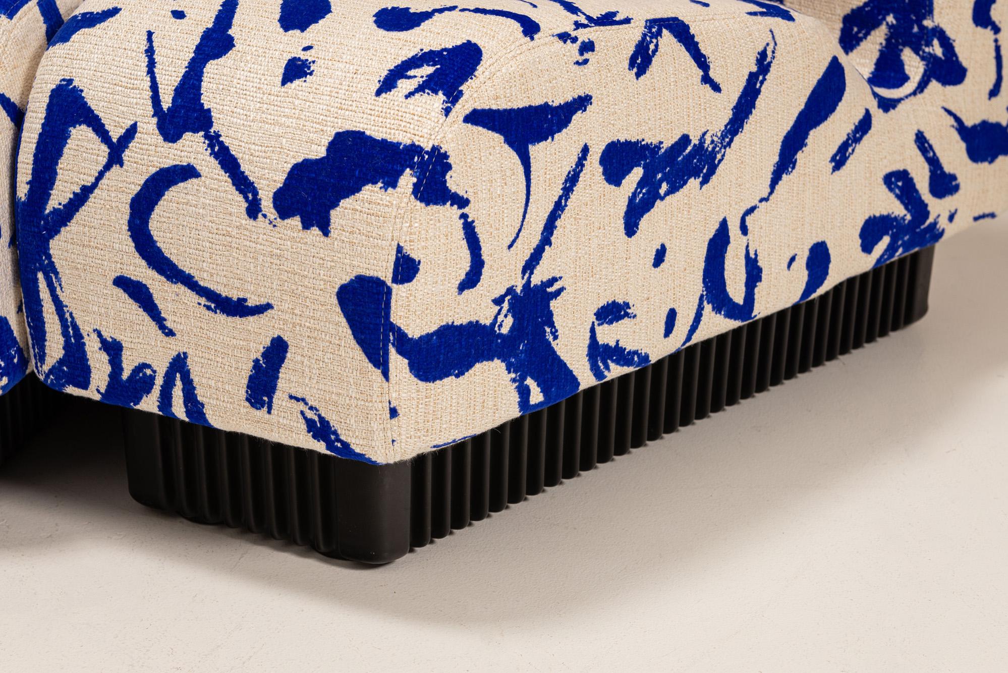 Seven-Piece Modular Sofa by Don Chadwick for Herman Miller in Dedar Fabric For Sale 10