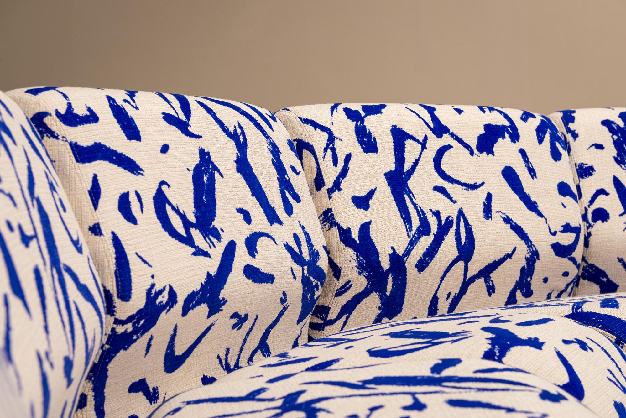 Seven-Piece Modular Sofa by Don Chadwick for Herman Miller in Dedar Fabric For Sale 11