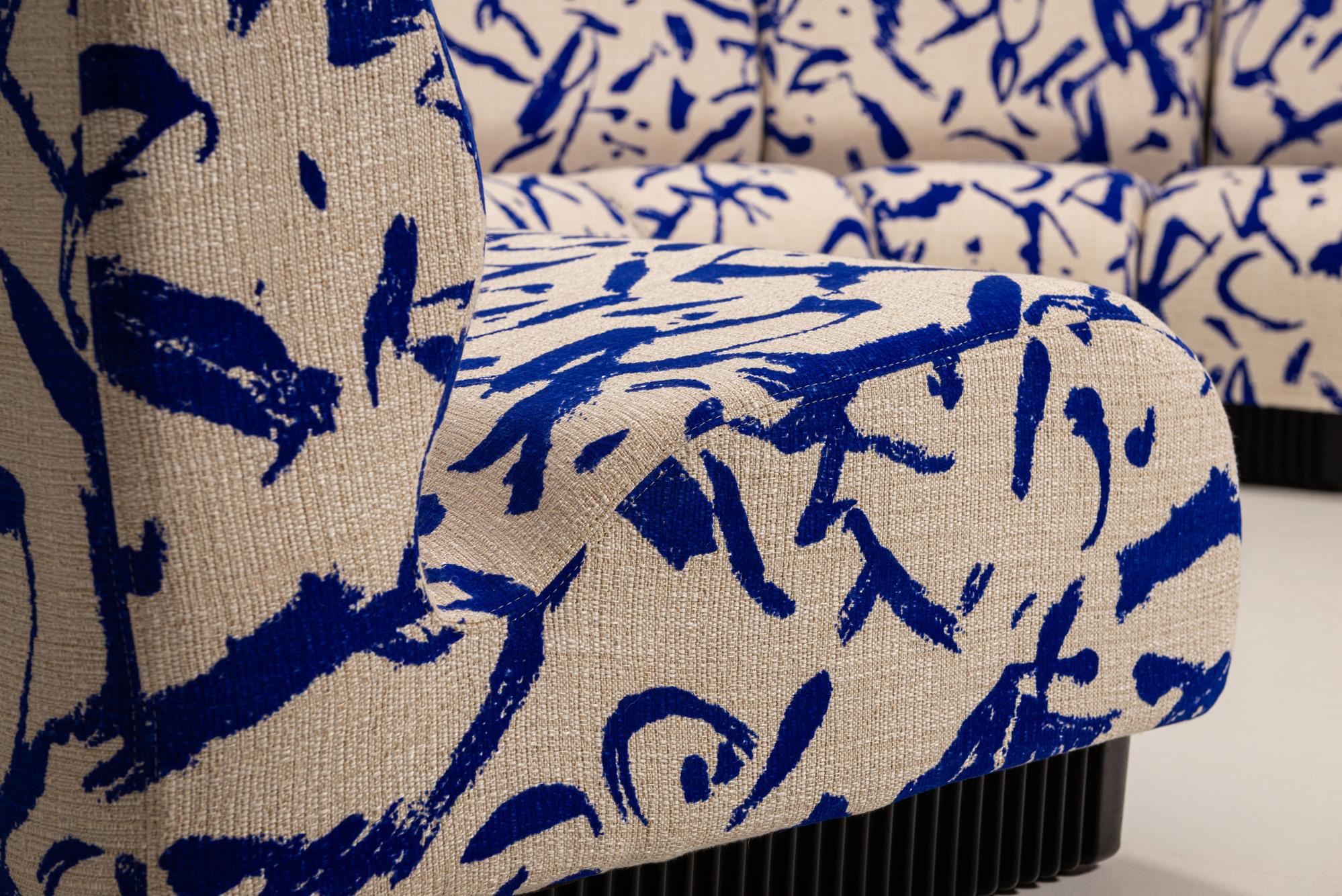 Seven-Piece Modular Sofa by Don Chadwick for Herman Miller in Dedar Fabric For Sale 13