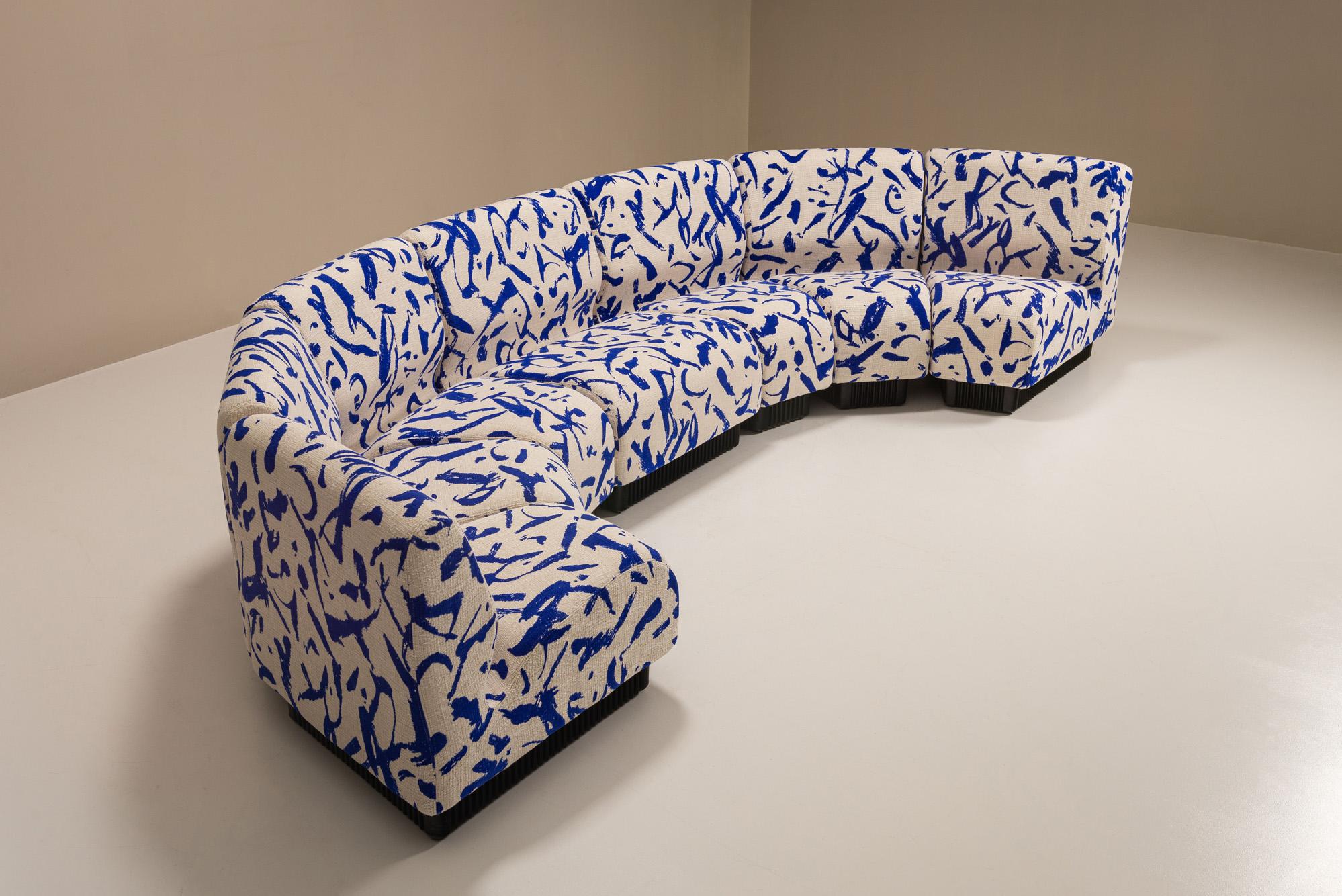 Seven-Piece Modular Sofa by Don Chadwick for Herman Miller in Dedar Fabric For Sale 2