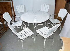 Seven-Piece Outdoor Patio "Petal' Dining Set
