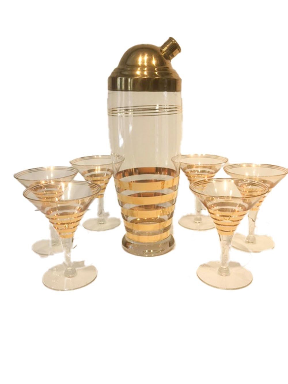 vintage martini set