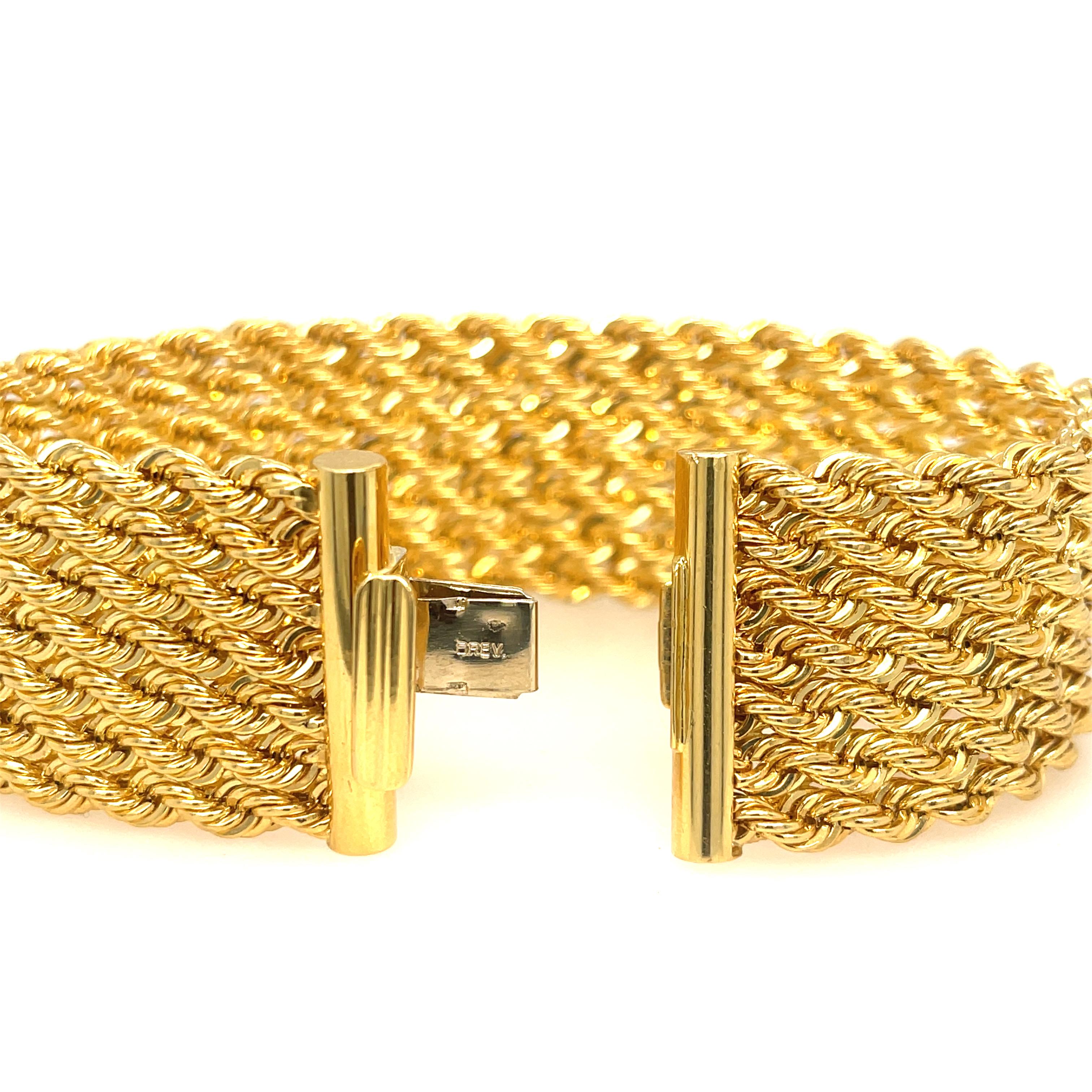 rope gold bracelet