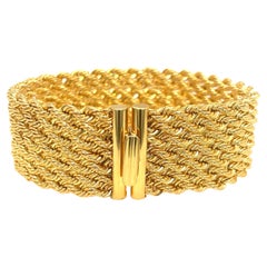 Siebenreihiges Seilarmband 18K Gelbgold