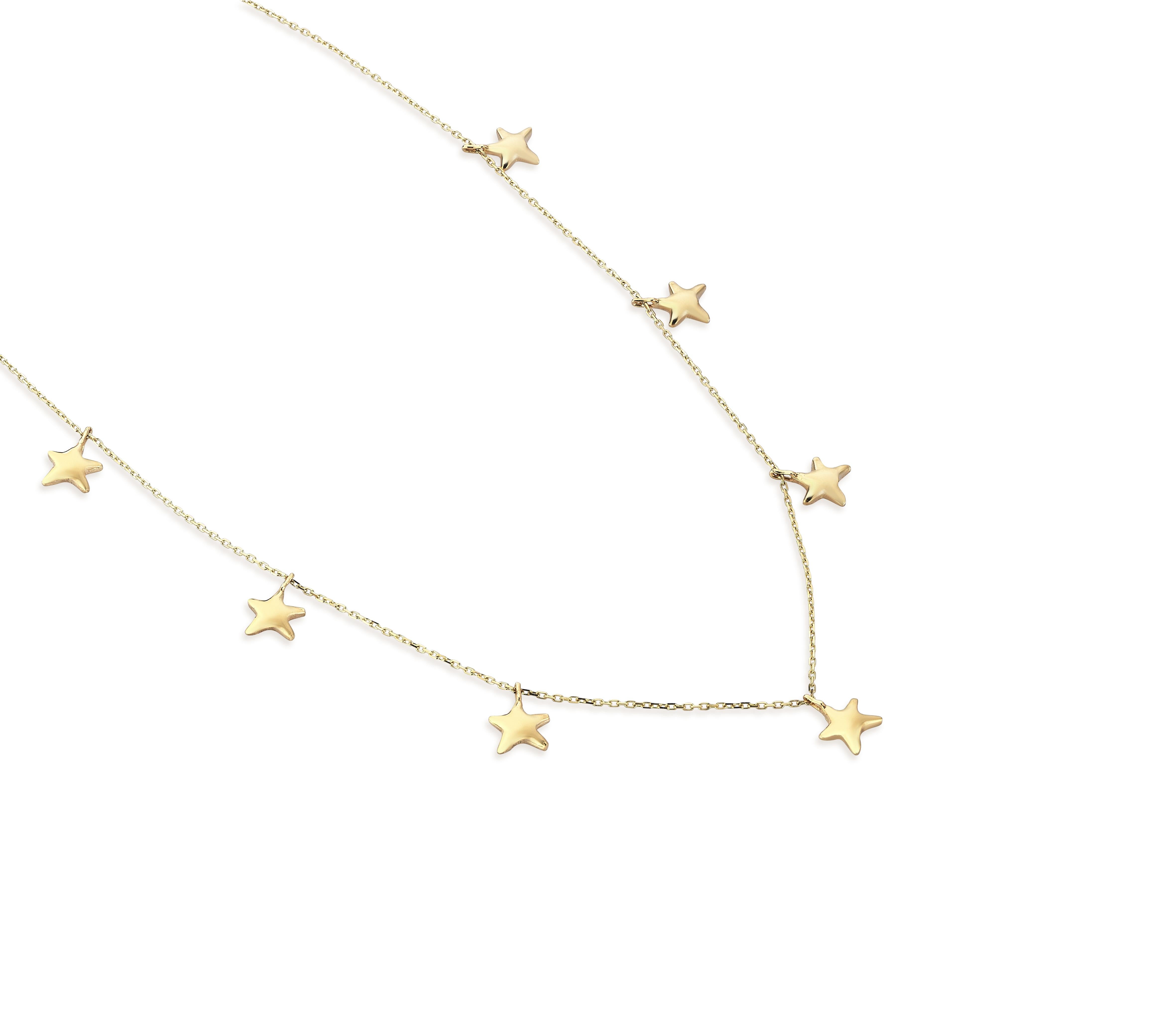 Seven Star Drop Necklace For Sale 1