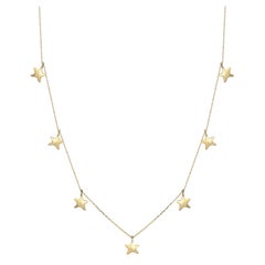 Collier à gouttes à sept étoiles