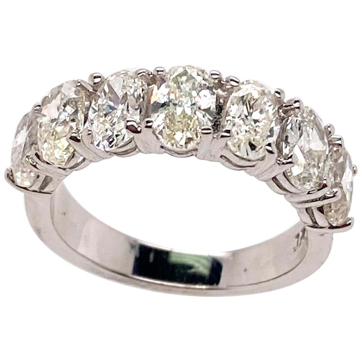 Seven Stone Diamond Band In 18 Karat Gold For Sale At 1stDibs seven-stone-diamond-band-in-18-karat-gold-for-sale-at-1stdibs