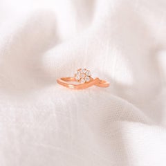 Seven Stone Moissanite Ring 925 Sterling Silver Engagement Ring Gift For Women .