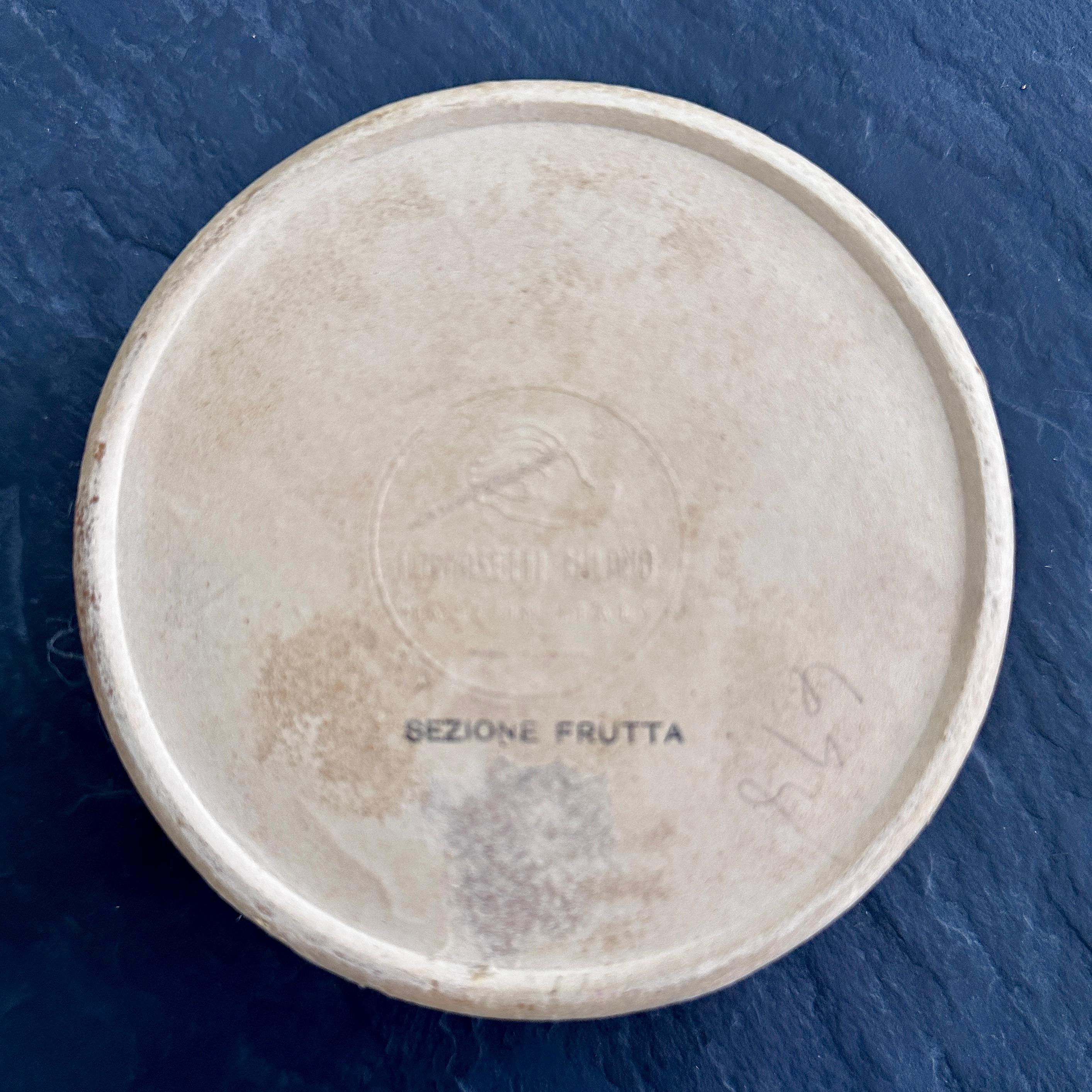 Seven Vintage Piero Fornasetti Sezioni Di Frutta Coasters With Original Box For Sale 7