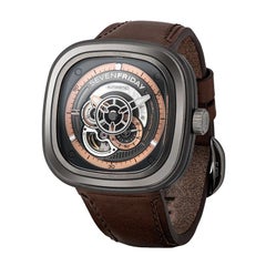Sevenfriday P-Series Automatic Black Dial Men's Watch P2C/01
