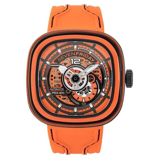 Sevenfriday PS-Colored Carbon Men's Automatic Watch PS3/03 For Sale