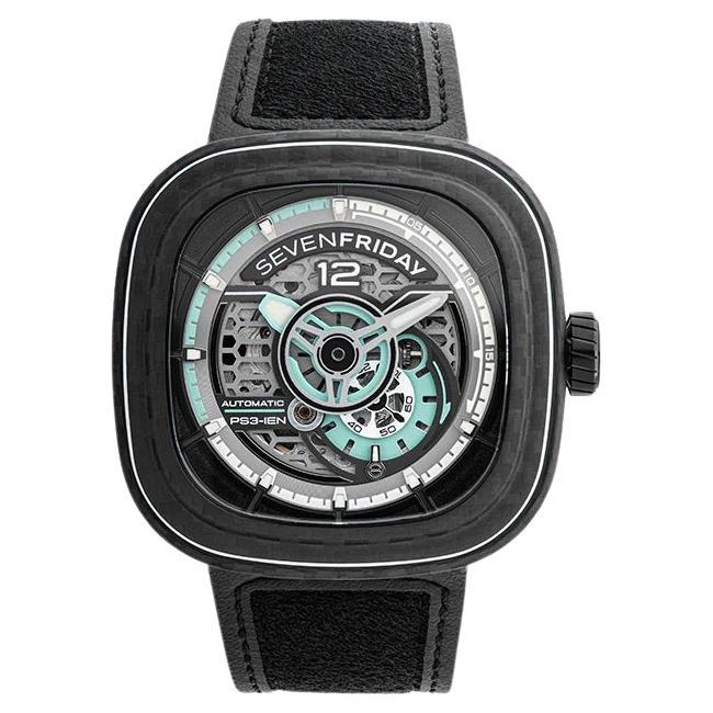 Sevenfriday Ps Series Automatic Black Dial Men's Watch PS3/01 For Sale
