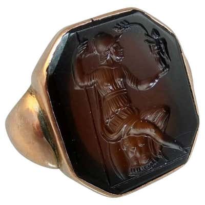 Victorian Classical Intaglio Ring For Sale at 1stDibs
