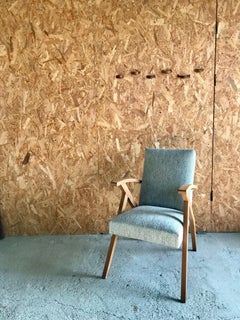 Seventies Armchair "Chevron" Completely Restored