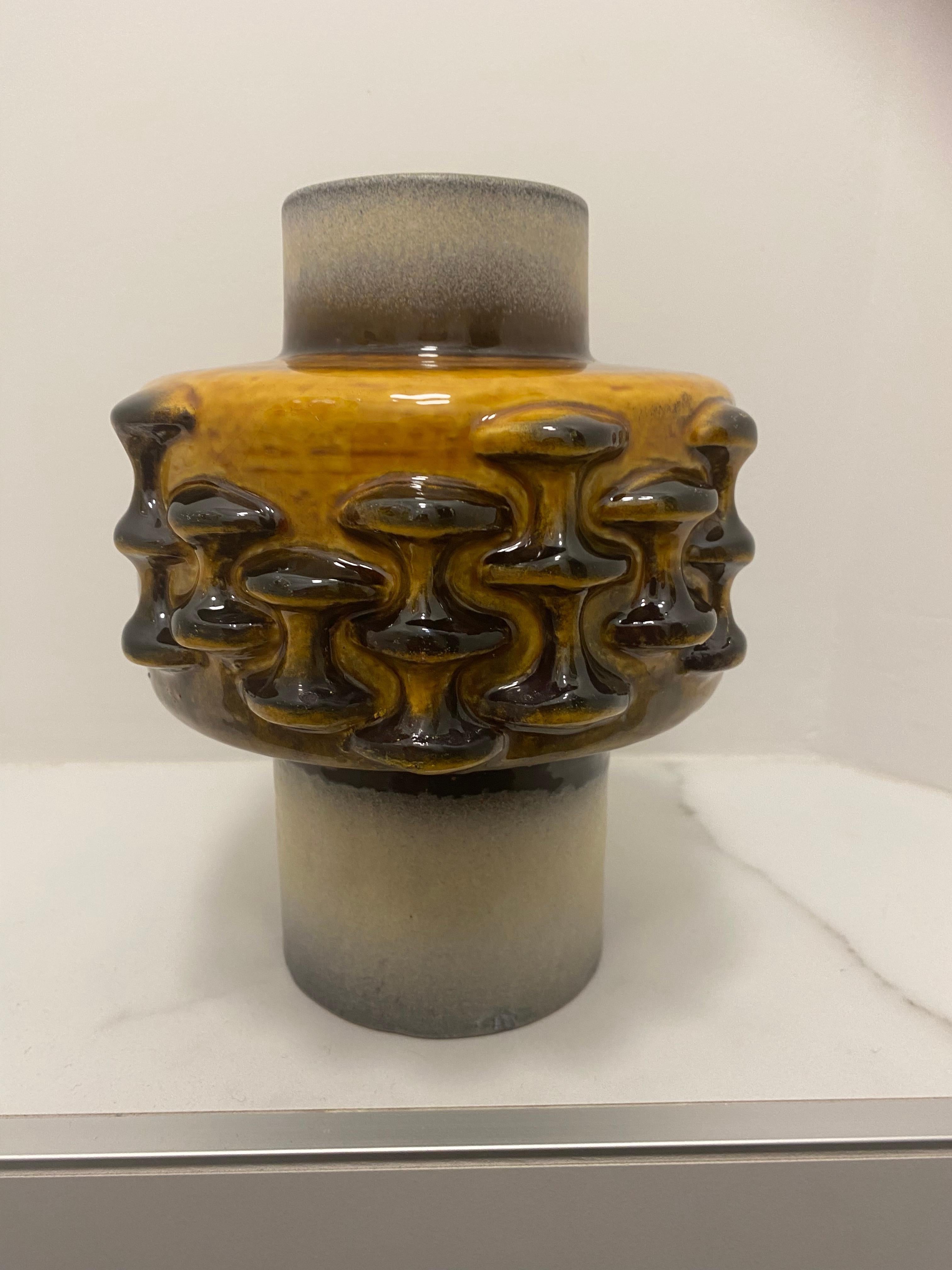Fin du 20e siècle Vase ruche des années 70 pour Carstens Keramik Allemagne en vente