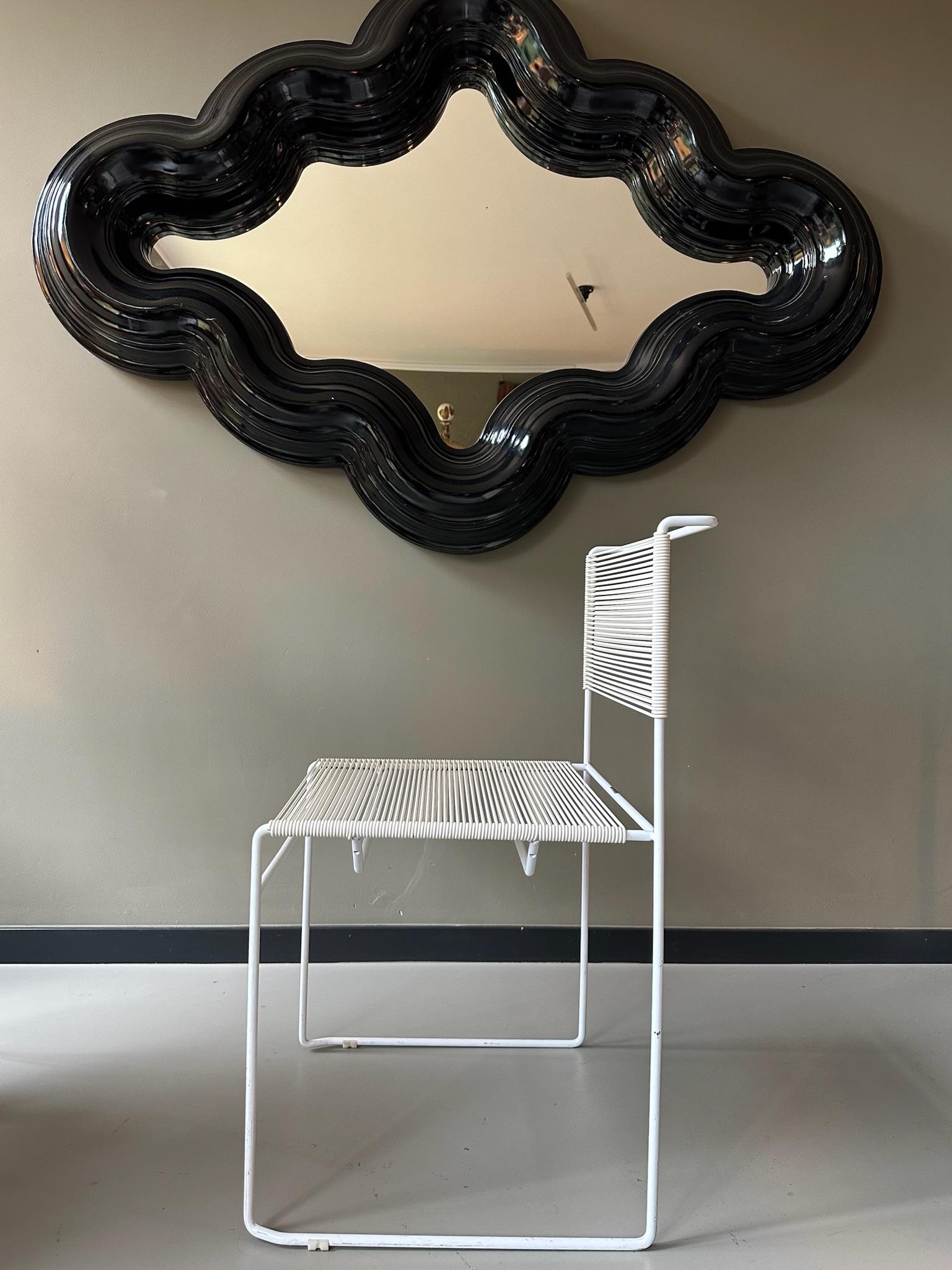 Late 20th Century Seventies chair by Giandomenico Belotti spaghetti Fly line For Sale