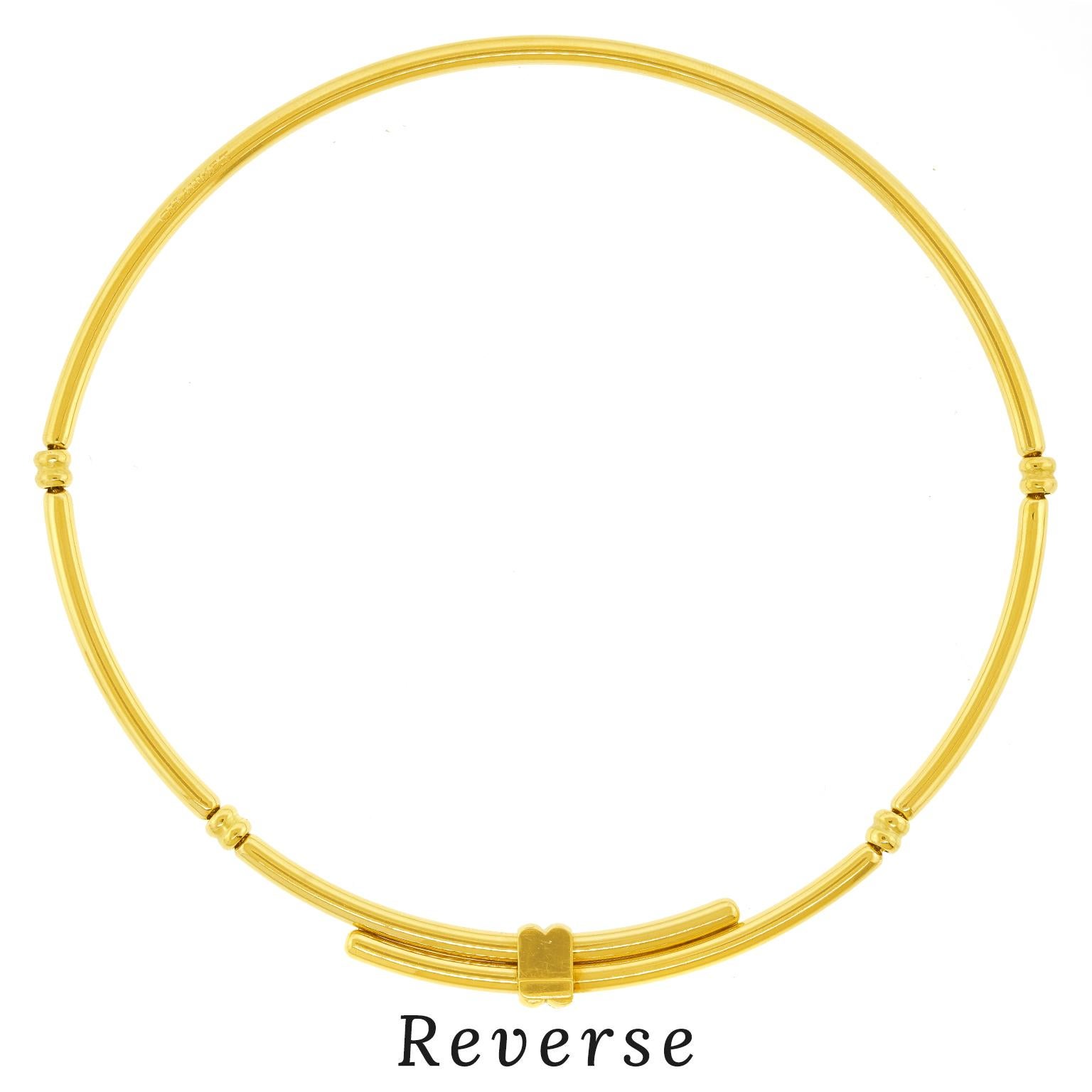 Siebziger Jahre Chaumet Gold Halskette im Angebot 6
