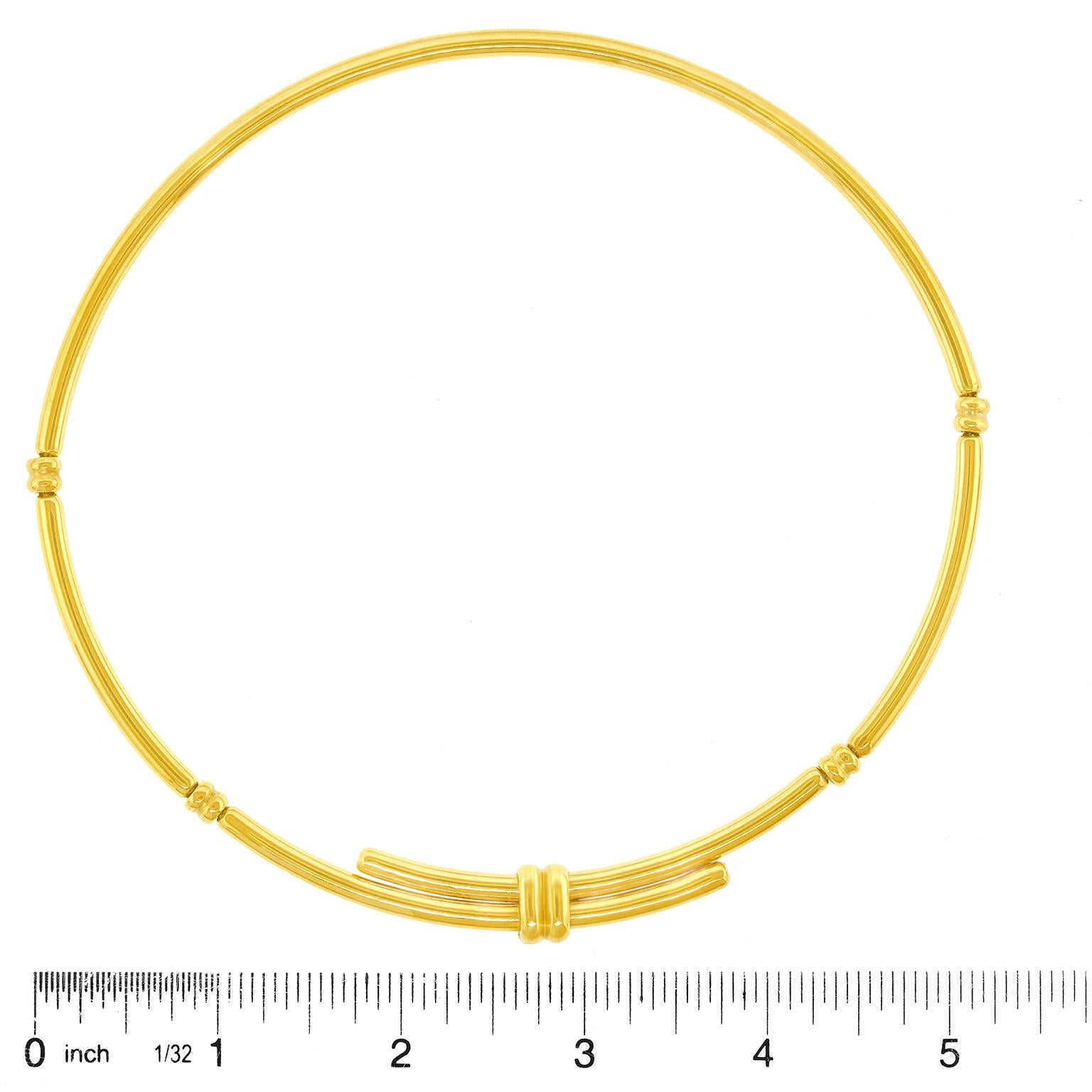Siebziger Jahre Chaumet Gold Halskette im Angebot 2