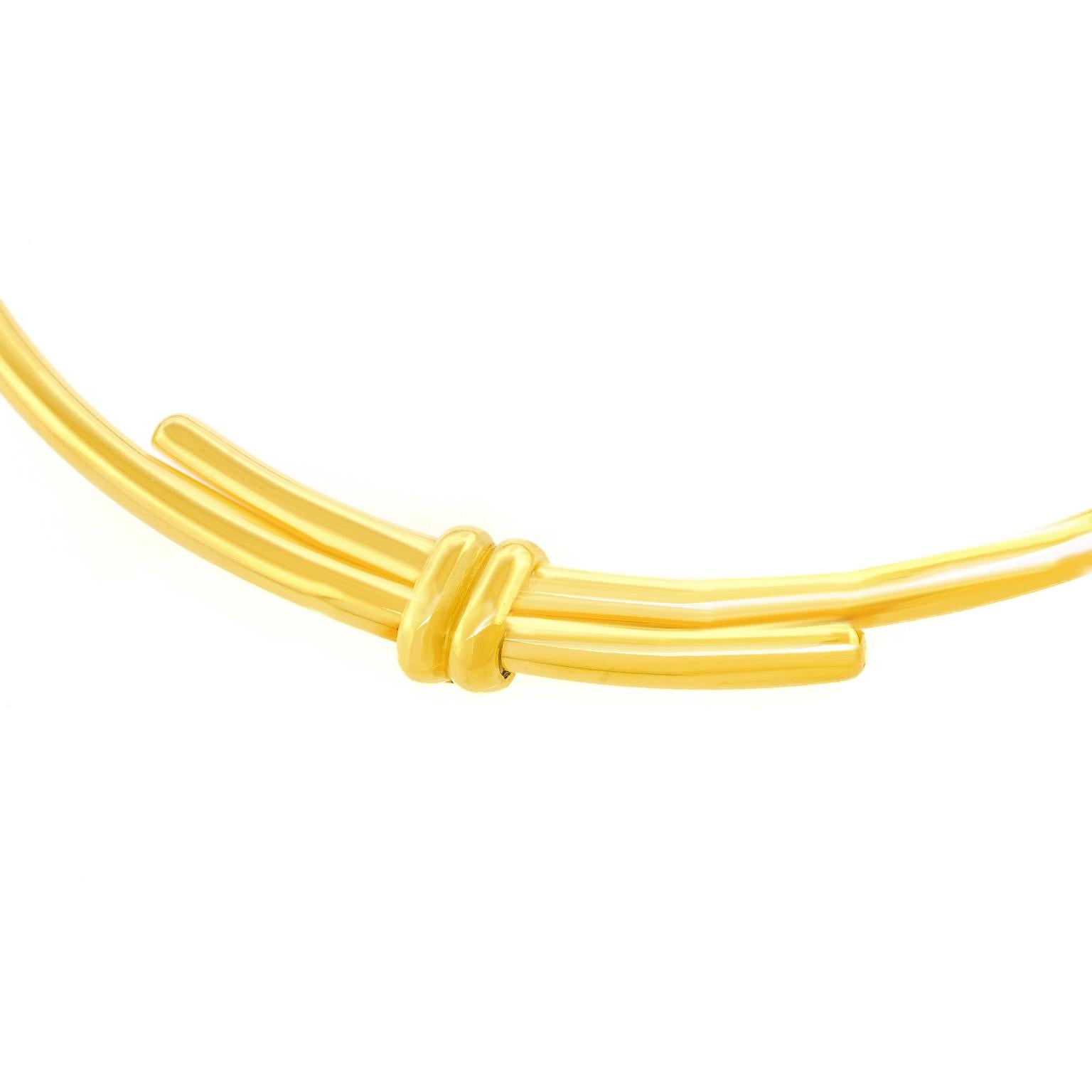 Siebziger Jahre Chaumet Gold Halskette im Angebot 3