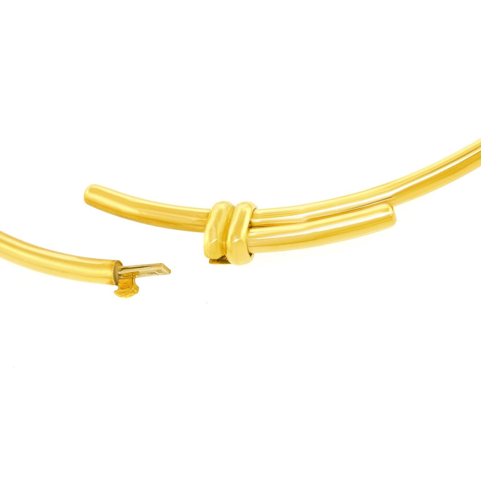 Siebziger Jahre Chaumet Gold Halskette im Angebot 5