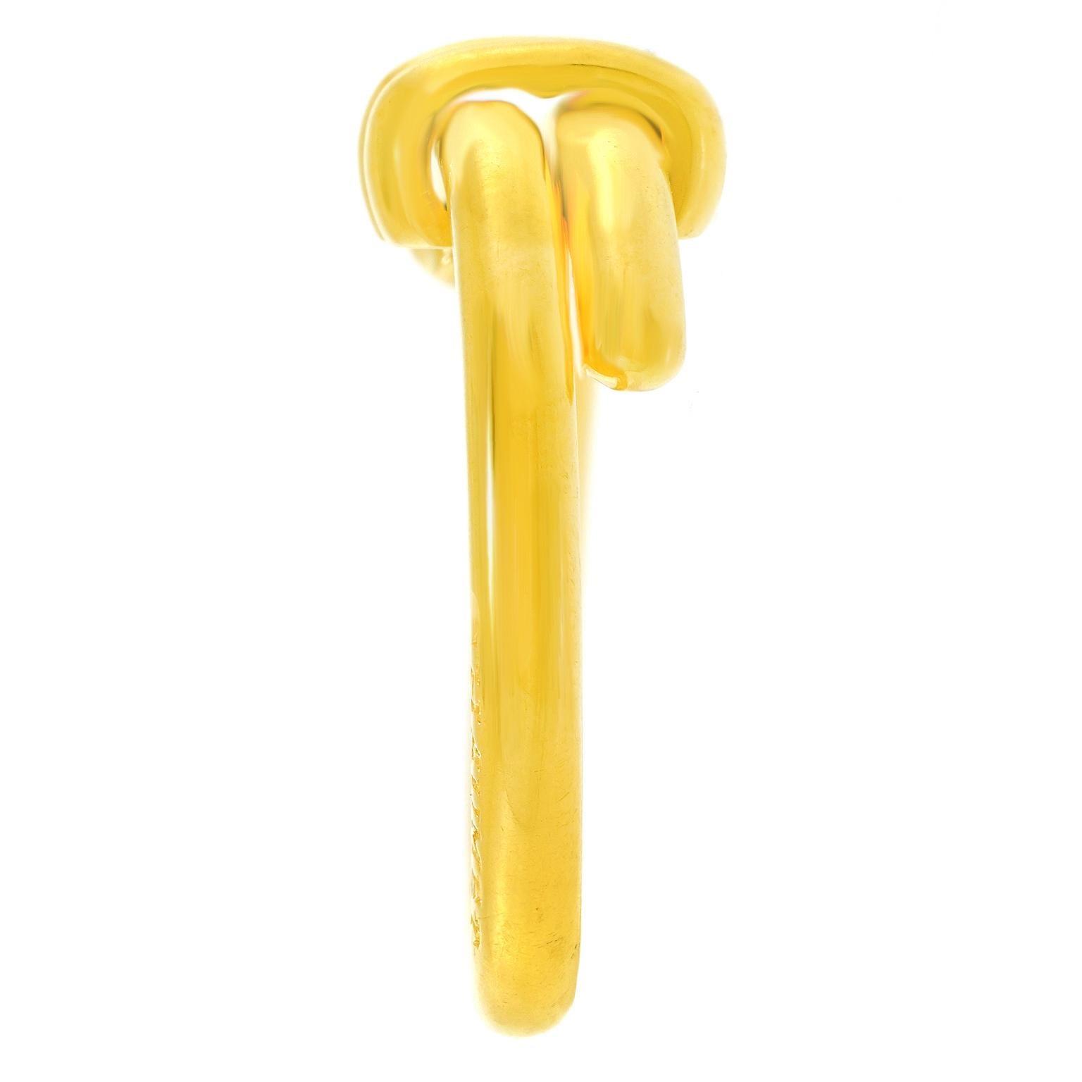 Seventies Chaumet Gold Ring For Sale 7