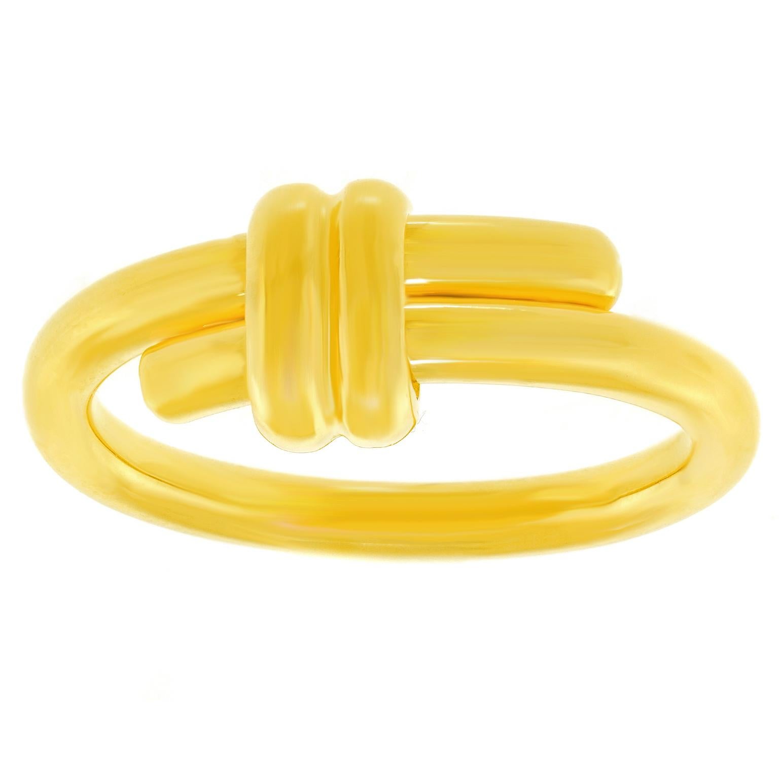 Seventies Chaumet Gold Ring For Sale 8