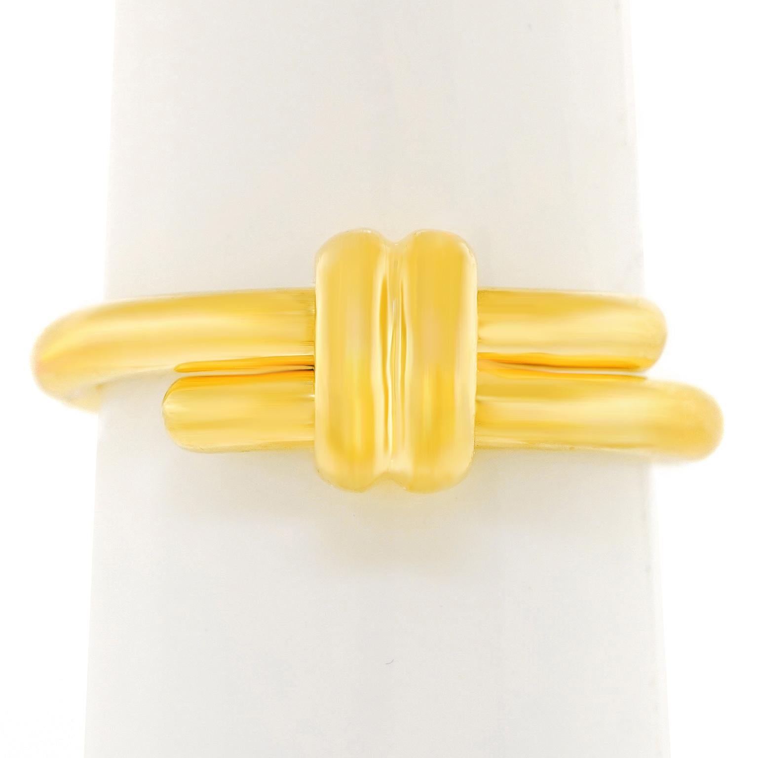 Seventies Chaumet Gold Ring For Sale 3