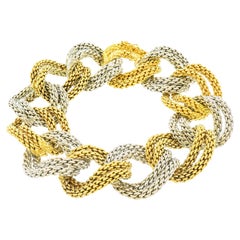 Seventies Chic Gold Bracelet by Abel and Zimmerman