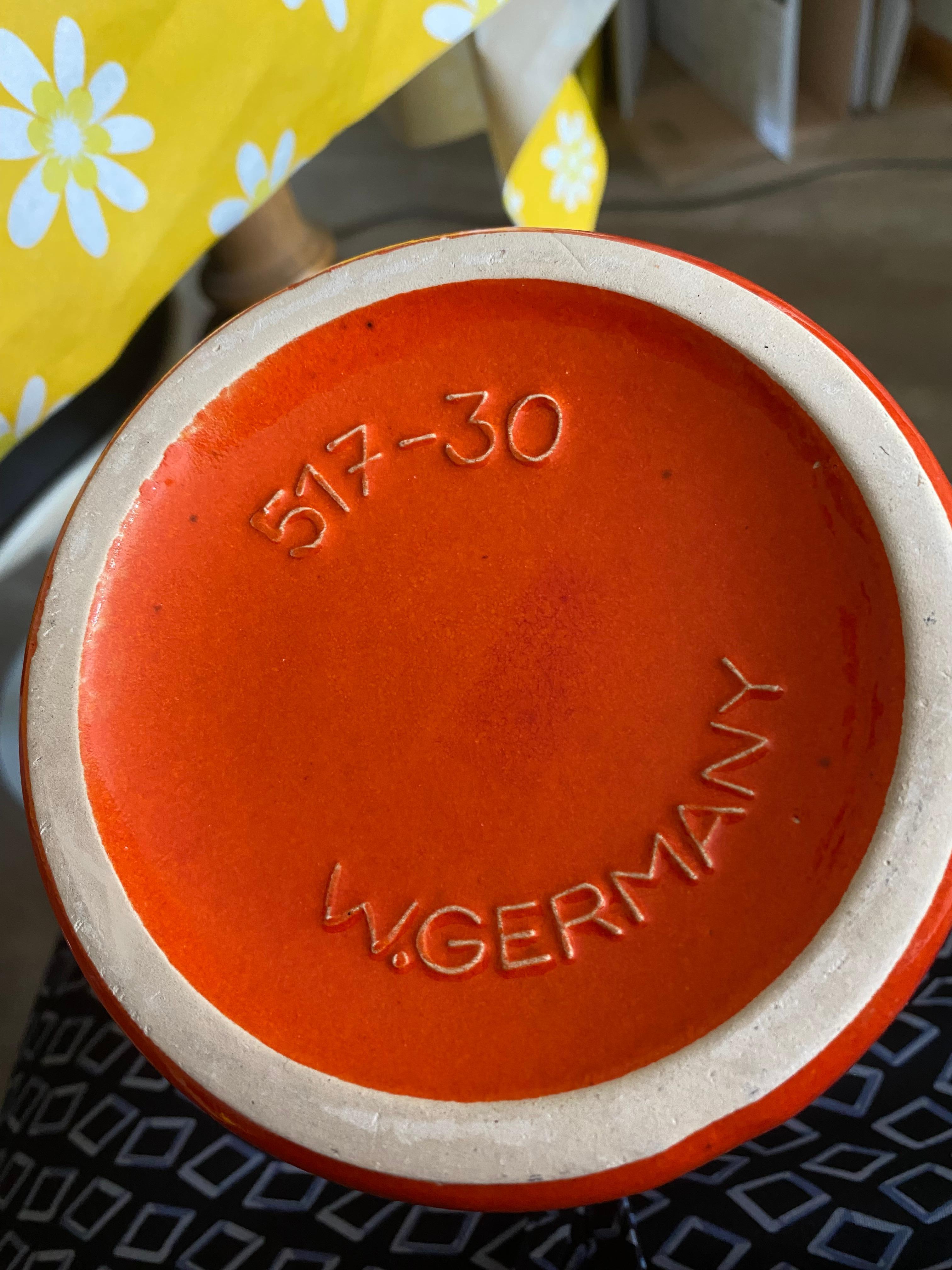 Siebziger Jahre Lava Vase von Scheurich Keramik Deutschland  im Angebot 5