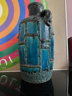 Seventies Fat Lava Vase decor Costa by Ruscha Germany