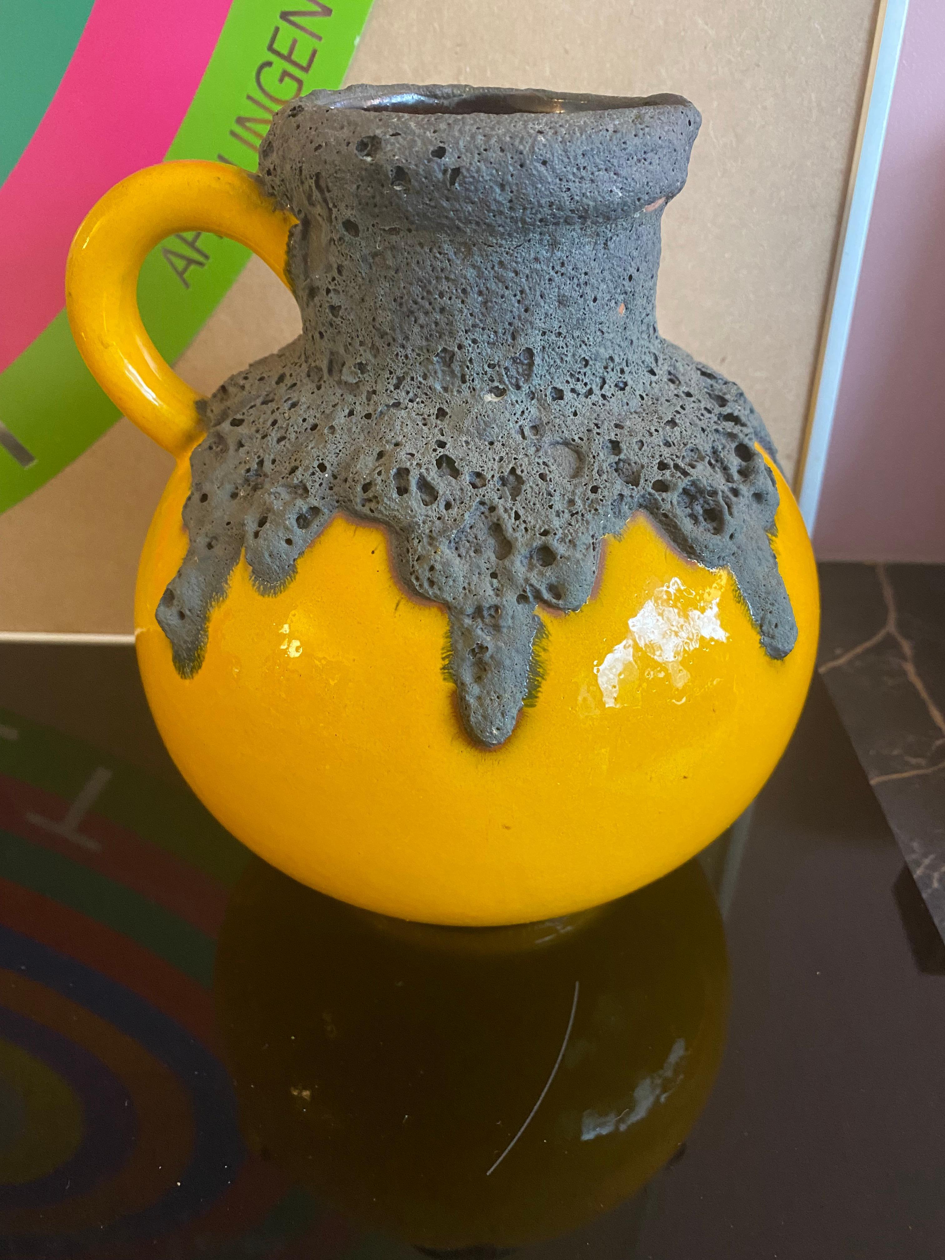 Tedesco Vaso di lava grassa anni '70 di ES Keramik Germania in vendita