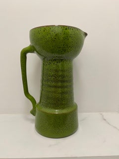Seventies Green Vase or Jug